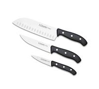 3 Claveles 28004 Set Cuchillos de Cocina, Verduras 9Cm, Plata