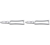 3 Claveles - 3Claveles 588 - Corta mariscos profesional, inox, 17 cm (Paquete de 2)