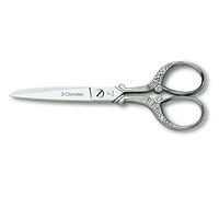 3 Claveles 70 Tijera de Costura, Fantasóa, 6", Plata