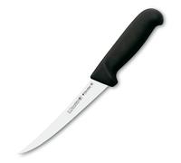 3 Claveles 8180 - Cuchillo deshuesar Curvo Proflex Acero Inoxidable Negro 15 cm