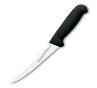 3 CLAVELES 8182 - Cuchillo deshuesar curvo Proflex acero inoxidable negro 15 cm
