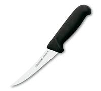 3 CLAVELES 8183 - Cuchillo deshuesar semi-flexible curvo Proflex acero inoxidable negro 13 cm