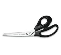 3 Claveles Cortadora - Tijera varios usos, 24 cm, para manualidades y labores, mango negro nylon, acero inox, tijera de escritorio
