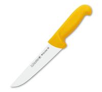 3 Claveles Cuchillo Carnicero Estrecho Proflex, Acero Inoxidable, Amarillo, 18 cm-7"