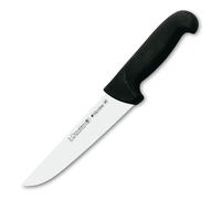 3 Claveles Cuchillo Carnicero Proflex, Acero Inoxidable, Negro, 18 cm-7"