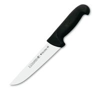 3 Claveles Cuchillo Carnicero Proflex, Acero Inoxidable, Negro, 20 cm-8"