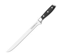 3 Claveles - Cuchillo Jamonero, Pulido Mate, Acero Inoxidable, Línea Toledo - (25cm - 9,5")