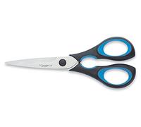 3 Claveles – Tijera de cocina Ergo – 20 cm (8") – acero inox., mango negro/azul – alimentos, envases