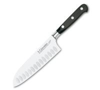 3 Claveles Forgé - Cuchillo Santoku de Acero Inoxidable - 17 cm - 6,5', mango ergonómico POM