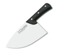 3 Claveles Hachuela Chuletero, Acero Inoxidable, Multicolor, 23.1 cm