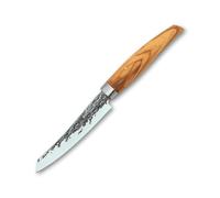 3 Claveles Japones - Cuchillo Verduras 12.5 cm de Acero Forjado con Hoja Martilleada