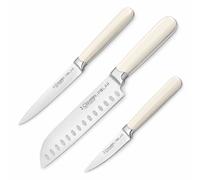 3 Claveles Polar - Juego de 3 Cuchillos de Cocina en Acero Forjado Gama Santoku
