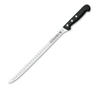 3 Claveles POM - Cuchillo Jamonero Alveolado Profesional 30 cm Acero Inoxidable