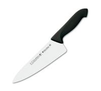 3 Claveles Proflex - Cuchillo cocinero 20 cm, acero inoxidable, negro