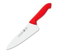 3 CLAVELES Proflex - Cuchillo cocinero 20 cm, acero inoxidable, rojo