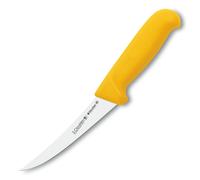 3 Claveles Proflex - Cuchillo Deshuesador Semi-Flexible Curvo 13 cm Microban. Amarillo
