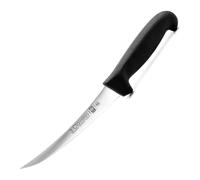 3 Claveles Proflex - Cuchillo Profesional Deshuesador Curvo 15 cm Microban. Negro
