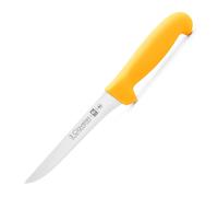 3 Claveles Proflex - Cuchillo Profesional Deshuesador Estrecho 15 cm Microban. Amarillo