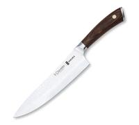 3 Claveles Sakura - Cuchillo Cocinero 20 cm Acero Forjado con Hoja Martilleada