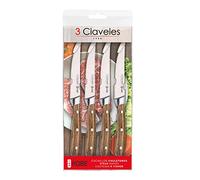 3 Claveles - Set 4 Cuchillos Chuleteros Kobe 11,5 cm - 4,5”