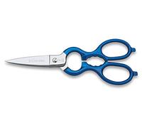 3 Claveles Varios Usos Tijera de Cocina Multiusos, Acero Inoxidable, Azul, 8"