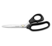 3 Claveles Varios Usos Tijeras Costura, Multiusos, Mangos TPR, 23 cm-9", Acero al Carbono, Negro