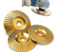 3 disco abrasivo de madera de, Almohadilla de pulido para amoladora angular, juego de discos para tallado de madera,para Acero Inoxidable, Metal/Acero y Madera
