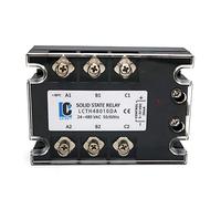3 Fase SSR 10DA 25DA 40DA 60DA 80DA 100DA 120A 3-32V DC Control 24-480V AC Trifásico Relé de estado sólido DC-AC(10DA)
