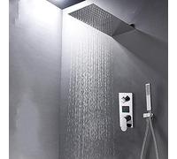 3 Funciones Pantalla Digital de Ducha Conjuntos de Ducha de Lluvia ultraathin Ducha de baño de Ducha de Ducha de Ducha de Lluvia ultraathin, Kits de Ducha