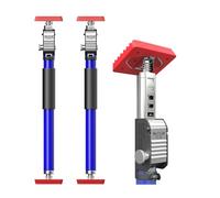 3-H Puntal Expansión Telescópico Reforzado 2 Pieza,Tensor Soporte Puerta Techo 40-62cm Carga 50KG Puntales de Obra Ajustable Puntales Extensibles Acero Robusto para Construcción Obras(Azul)