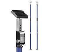 3-H Puntales Extensibles Reforzado 2 Pieza, Puntales Telescopicos 160-290cm, Tensor Soporte Puerta Techo, Carga 50KG, Soporte Telescopico para Construcción Obras (Azul Oscuro)