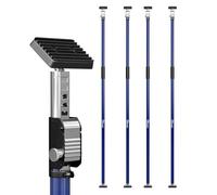 3-H Puntales Extensibles Reforzado 4 Pieza, Puntales Telescopicos 160-290cm, Tensor Soporte Puerta Techo, Carga 50KG, Soporte Telescopico para Construcción Obras (Azul Oscuro)