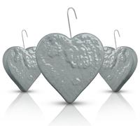 3 humidificadores cerámicos, vaporizadores para radiadores, para humidificar el aire de la habitación, color gris