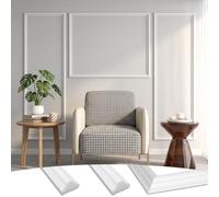 3 juegos de revestimientos de pared, 18 unidades, 3 tamaños, paneles de pared con parte trasera adhesiva, paneles precortados para pared, autoadhesivos, para decoración de interiores, decoración del