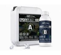 3 kg de resina epoxi, 2K, EpoxyPlast 100P, para madera, transparente, laminada, resina de moldeo epoxy para mesa de fibra de vidrio reforzada, terraza, acuario, construcción, estable a los rayos UV