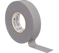 3 M tgra1925 TEMFLEX 1500 vinilo eléctrico - Cinta aislante, 19 mm x 25 m, 0,15 mm, gris