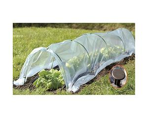 3 m. túnel de plástico para plantas, semillero, invernadero
