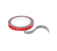3 M VHB - Cinta acrílica adhesiva de espuma de doble cara extrafuerte universal, resistente a Agua Y a altas temperaturas, ideal para decoración Ship, Tiras LED, Coche, hogar y oficina (12mm x 3 m) Mu
