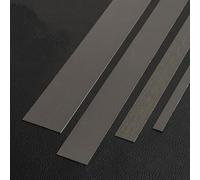 3 metros Autoadhesivo Moldura de pared de acero inoxidable borde de metal autoadhesivo flexible, diseño despegar y pegar, moldura metalizada y moldur(Size:Width 1.5cm/0.6inch ,Color:Negro cepillado)