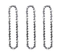 3 mini cadenas de motosierra de 4 pulgadas, accesorios de motosierra, 28 eslabones de transmisión, cuchillas de repuesto de acero para motosierras de mano inalámbricas, ideal para podar árboles