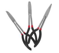 3 Piezas Alicates de Punta Fina de 11 Pulgadas Ángulos 90 135 180 | Mango Extendido, Acero al Carbono de Alta Dureza, para Circuitos y Fijaciones Pequeñas