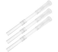 3 Piezas Boquilla de Fuente de Agua Mini Hongo Transparente | Plástico, Patrón de Rociado Ajustable, Mantenimiento Sencillo, para Estanques Interiores y Mesa