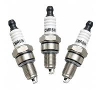 3 Piezas Bujía CMR6H, Bujía para Stihl MS170 MS171 MS181 MS211 MS231 MS241 BG56 BG66 BG86 BR500 BR550 BR600, Bujías de Repuesto para Motosierra Desbrozadora Cortacésped y Equipos de Motor Pequeño