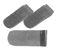 3 Piezas Cuña de Hierro para Herramienta, Fijación Cónica | Inserción Fácil, Soporte para Mango de Madera, Reparación y Refuerzo, Accesorio Metálico de Fijación