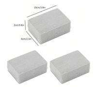 3 piezas de limpiadores para , artículos del hogar, accesorios herramientas cocina y parrilla, piedra mágica cepillo descontaminante BBQ, raspador multifunción con brocha -grasa