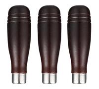 3 Piezas Mango de Madera para Lima Ergonómico, Fácil de Usar | Empuñadura de Madera, Mango para Escoplo, Mango Madera Gordo, Mango de Madera para Herramientas