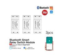 (3 piezas) Módulo de relé de interruptor inteligente Bluetooth MOES Control de punto único Control remoto inalámbrico
