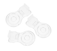 3 Piezas Soporte de Acrílico para Tazas y Platillos, Exhibición Elegante | Transparente, Estilo Europeo, Organiza Piezas en Estante o Vitrina, Incluye 3 Bandejas para Servicio