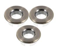 3 Piezas Tapa Decorativa de Rebosadero Redondo 22-24 MM | Inserto Embellecedor Empotrado, Acabado Mate y Perfil Plano, para Lavabos de Resina y Tocadores