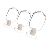 3 Piezas Tarro de Vidrio Transparente Tapa, 125ml para Almacenaje | Reutilizable y Portátil, para Cerillas Decorativas y Pequeños Coleccionables, Salón y Rincón de Velas